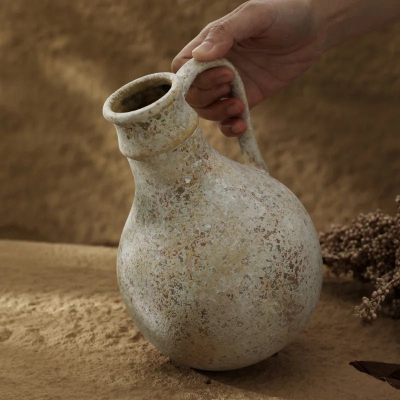 Retro - Keramikvase für Trockenblumen - ApolettaApoletta