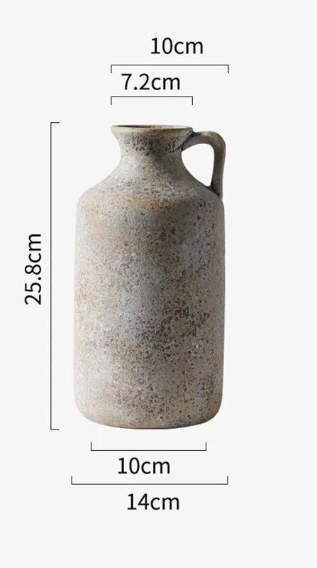 Retro - Keramikvase für Trockenblumen - ApolettaApoletta