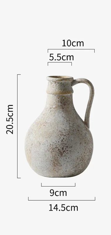 Retro - Keramikvase für Trockenblumen - ApolettaApoletta