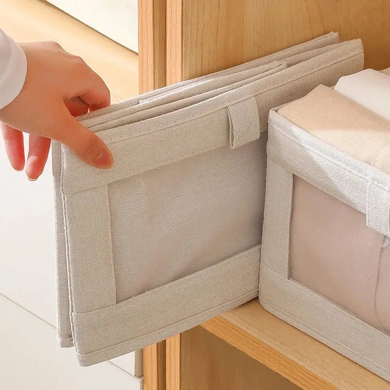 Hosen - Aufbewahrungsbox: Faltbare Stoffbox für Kleiderschränke und Schubladen - ApolettaApoletta