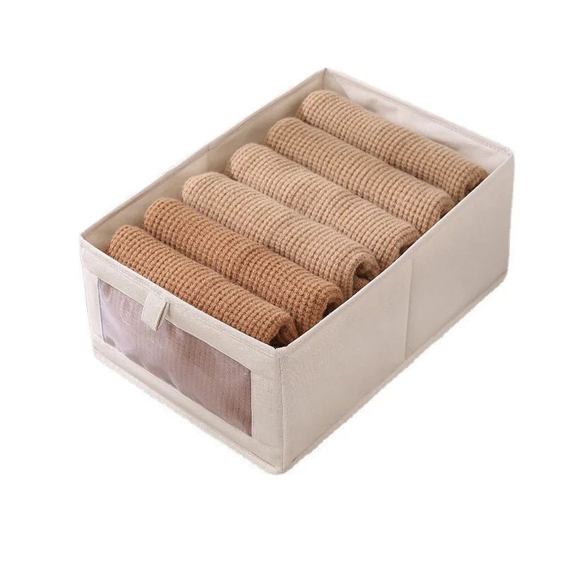 Hosen - Aufbewahrungsbox: Faltbare Stoffbox für Kleiderschränke und Schubladen - ApolettaApoletta