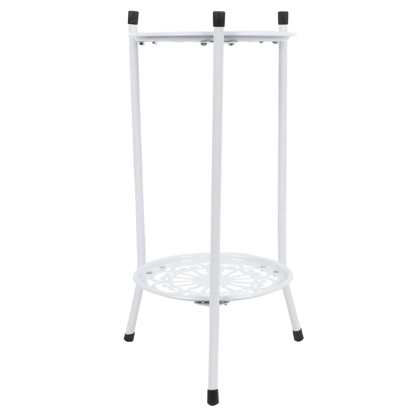 2 - stufiger Blumenständer aus Metall – Eleganter Blumentopfhalter für Haus & Garten - ApolettaApoletta