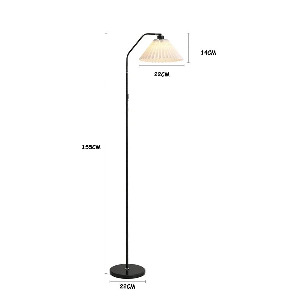 Skandinavische LED - Stehlampe: Lese - und Stimmungslicht für Schlafzimmer, Wohnzimmer & Büro - ApolettaApoletta