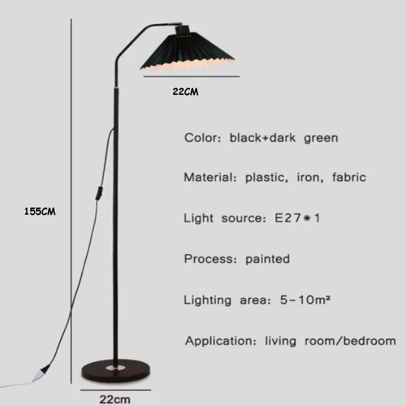 Skandinavische LED - Stehlampe: Lese - und Stimmungslicht für Schlafzimmer, Wohnzimmer & Büro - ApolettaApoletta