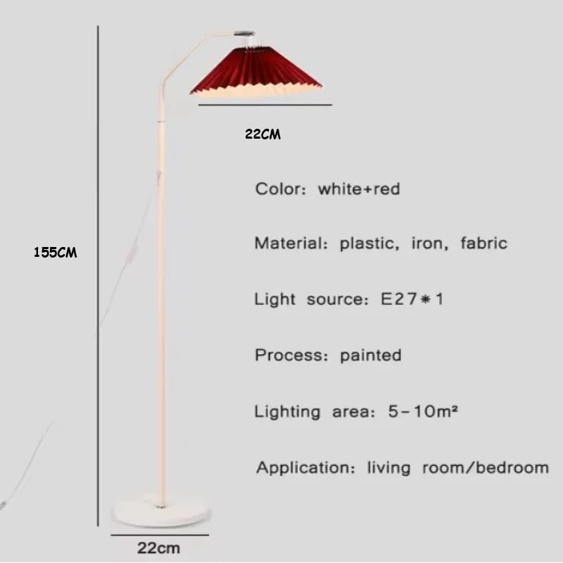 Skandinavische LED - Stehlampe: Lese - und Stimmungslicht für Schlafzimmer, Wohnzimmer & Büro - ApolettaApoletta