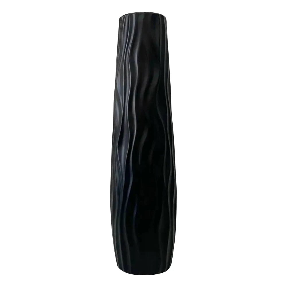 Große Bodenvase: Strukturierte Standvase mit exquisitem Linien - Design für das WohnzimmerGroße Bodenvase, strukturierte Standvase, exquisite Linien - Designvase für das Wohnzimmer - ApolettaApoletta