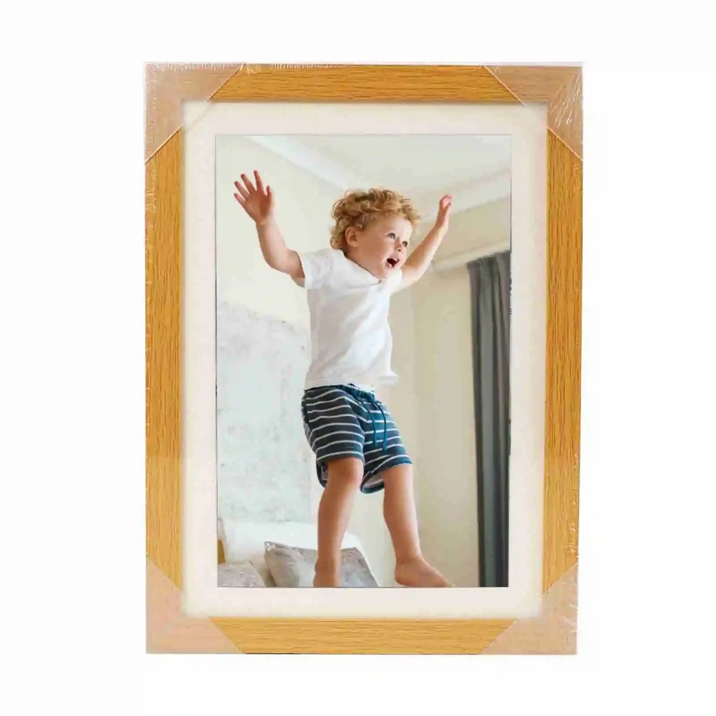 Holz - Fotorahmen: Tisch - Ölgemälde - Box & DIY - Rahmen für Kinderkunst - ApolettaApoletta