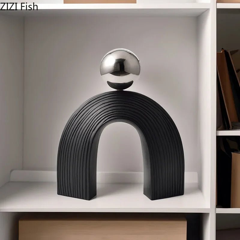 Kreative Bogen - Skulptur: Abstraktes Kunstwerk für Desktop & Raum - Dekoration - ApolettaApoletta