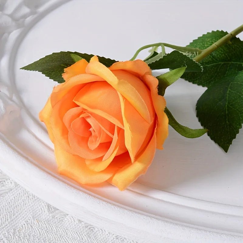 Realistischer künstlicher Rosenstrauß: 12er - Set für Hochzeit, Geburtstag & Heimdeko - ApolettaApoletta