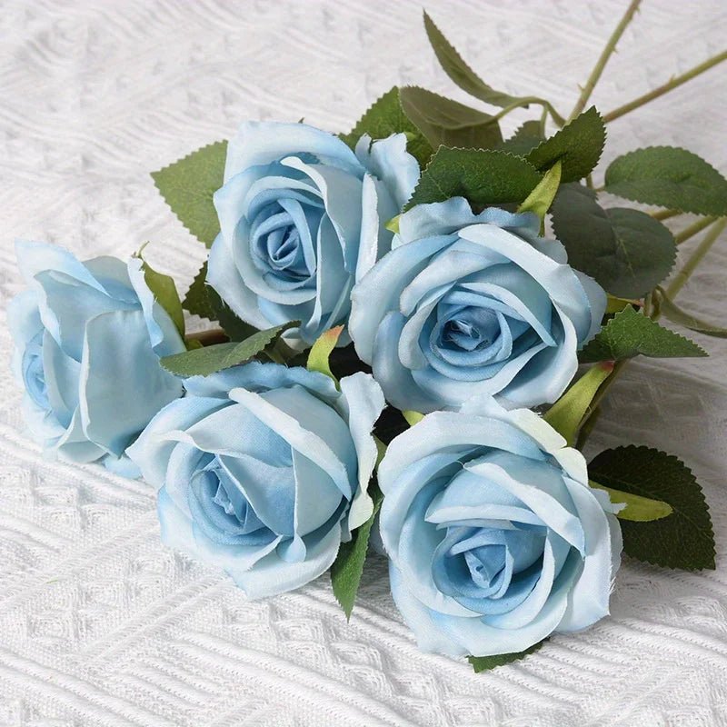 Realistischer künstlicher Rosenstrauß: 12er - Set für Hochzeit, Geburtstag & Heimdeko - ApolettaApoletta