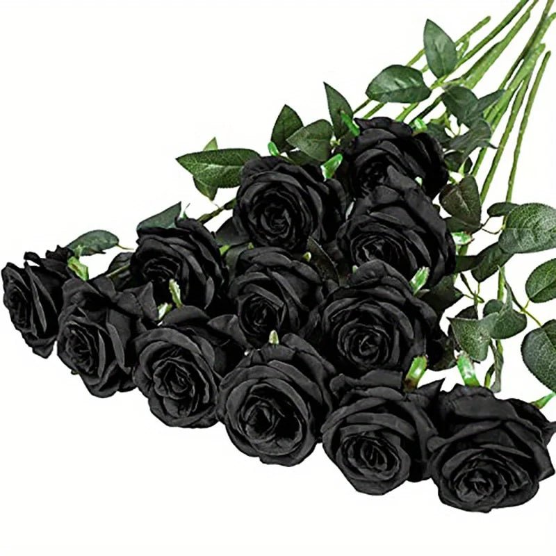 Realistischer künstlicher Rosenstrauß: 12er - Set für Hochzeit, Geburtstag & Heimdeko - ApolettaApoletta