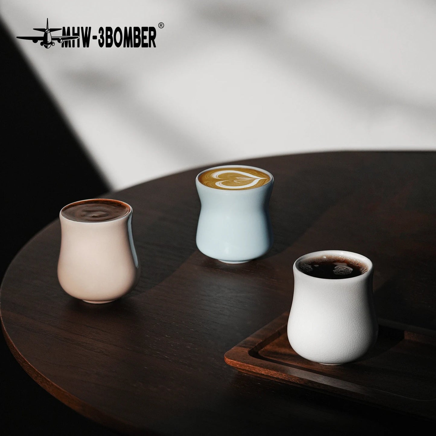 Keramiktasse der Aura - Serie: 150 ml Espressotasse für Latte & Cappuccino - ApolettaApoletta