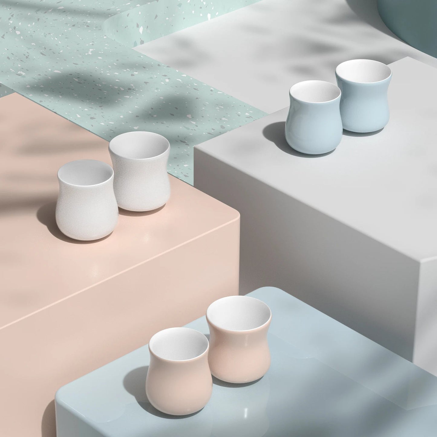 Keramiktasse der Aura - Serie: 150 ml Espressotasse für Latte & Cappuccino - ApolettaApoletta