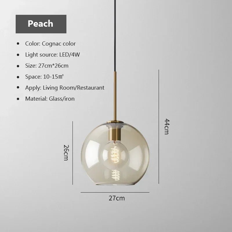 Moderne Glas - Pendelleuchte für Esszimmer & Küche - ApolettaApoletta