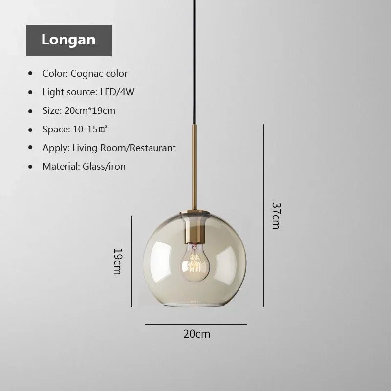 Moderne Glas - Pendelleuchte für Esszimmer & Küche - ApolettaApoletta