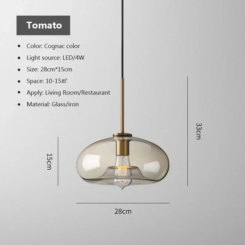 Moderne Glas - Pendelleuchte für Esszimmer & Küche - ApolettaApoletta