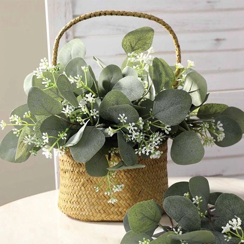 Künstlicher Eukalyptus - Zweig: Realistische Blätter für DIY - Deko & Blumensträuße - ApolettaApoletta
