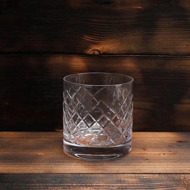 Old Fashioned Whiskygläser: 380 ml, Felsen - Gläser für Bourbon & Cocktails (2er - Set) - ApolettaApoletta