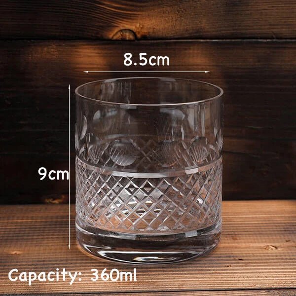 Old Fashioned Whiskygläser: 380 ml, Felsen - Gläser für Bourbon & Cocktails (2er - Set) - ApolettaApoletta