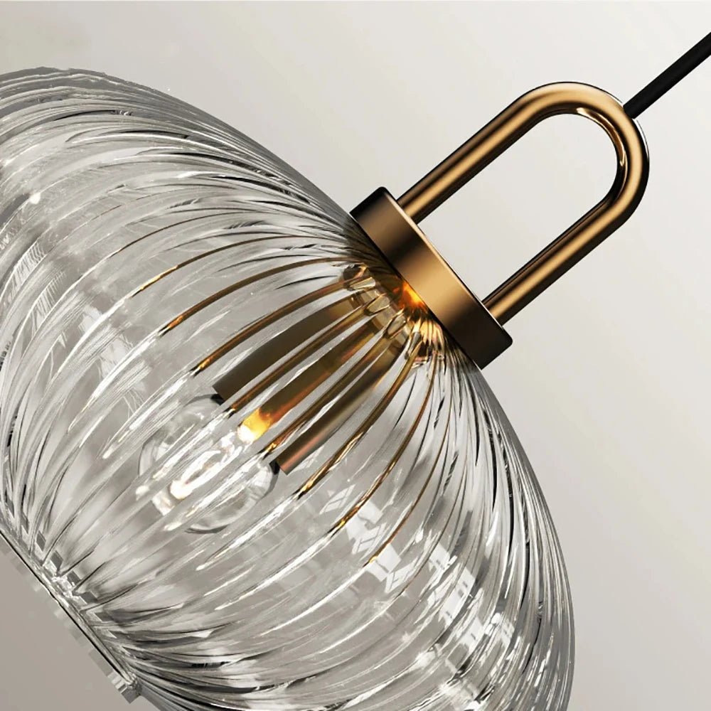 Japanische Glas - Pendelleuchte im Nordic - Stil - ApolettaApoletta