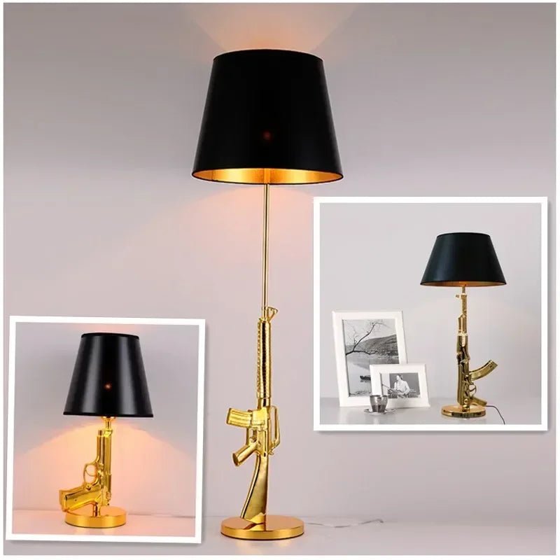 Postmoderne AK47 - Stehlampe: Kreative Designer - Eckleuchte in Gold - ApolettaApoletta