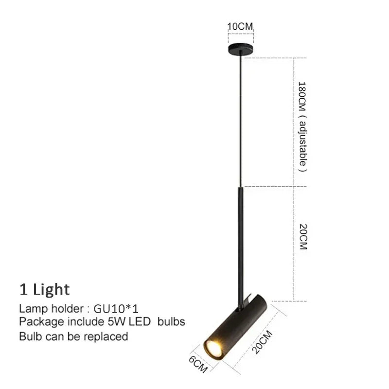 Minimalistische LED - Pendelleuchte: Hängelampe für Schlafzimmer, Esszimmer & Küche - ApolettaApoletta
