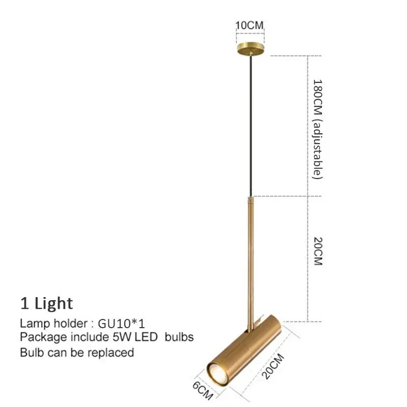 Minimalistische LED - Pendelleuchte: Hängelampe für Schlafzimmer, Esszimmer & Küche - ApolettaApoletta