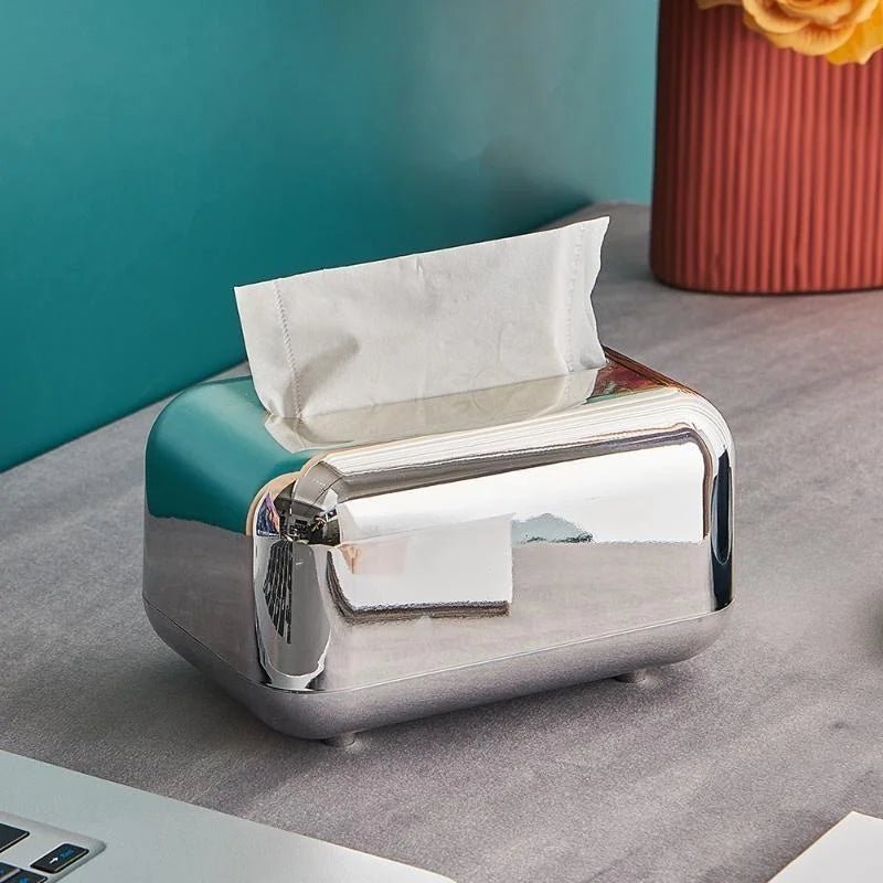 Luxus Goldene Tissue Box mit Organizer - ApolettaApoletta