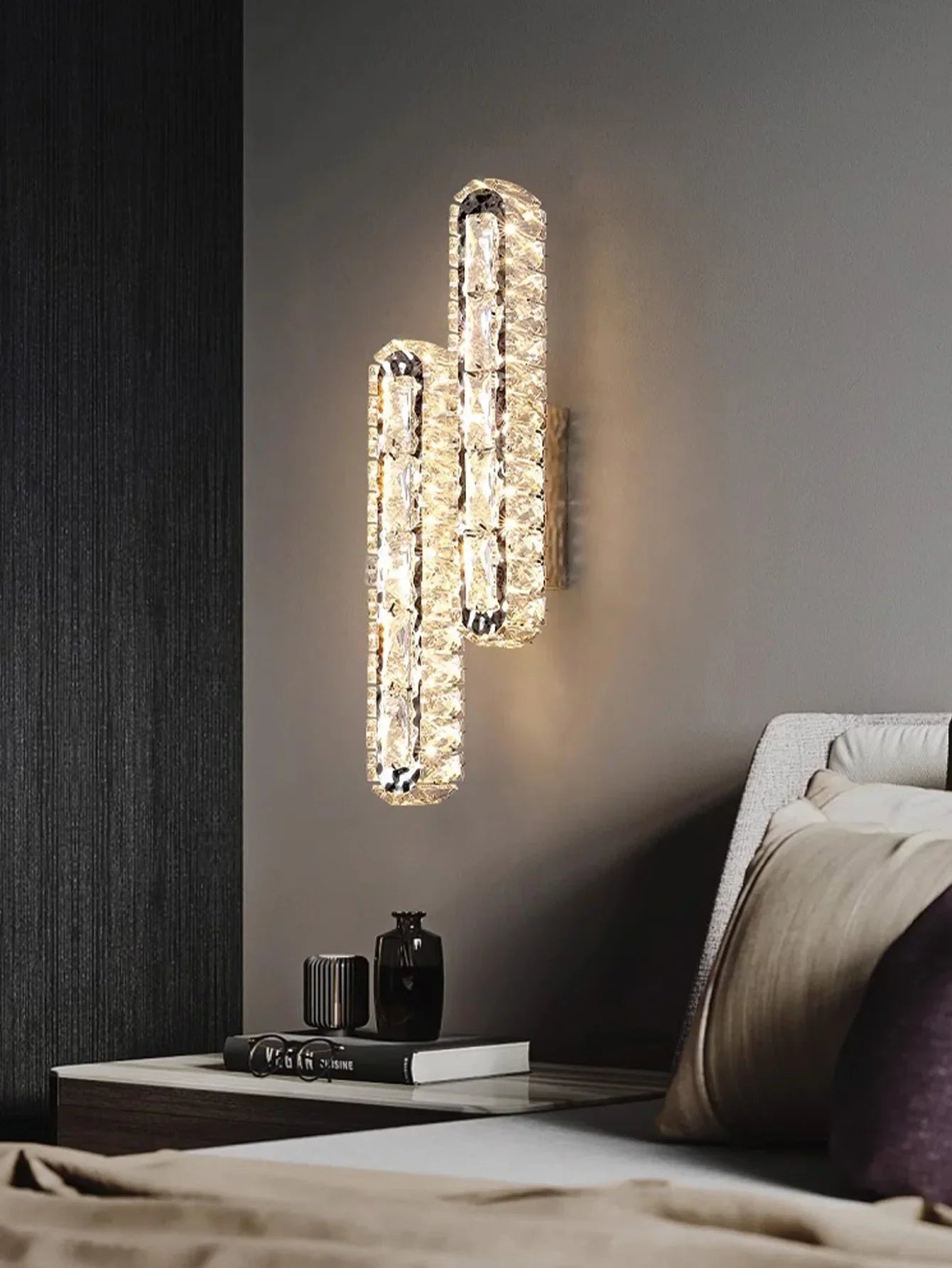 Moderne LED - Wandleuchte – Stilvolles Licht für Ihr Zuhause in Gold, Schwarz oder Weiß - ApolettaApoletta