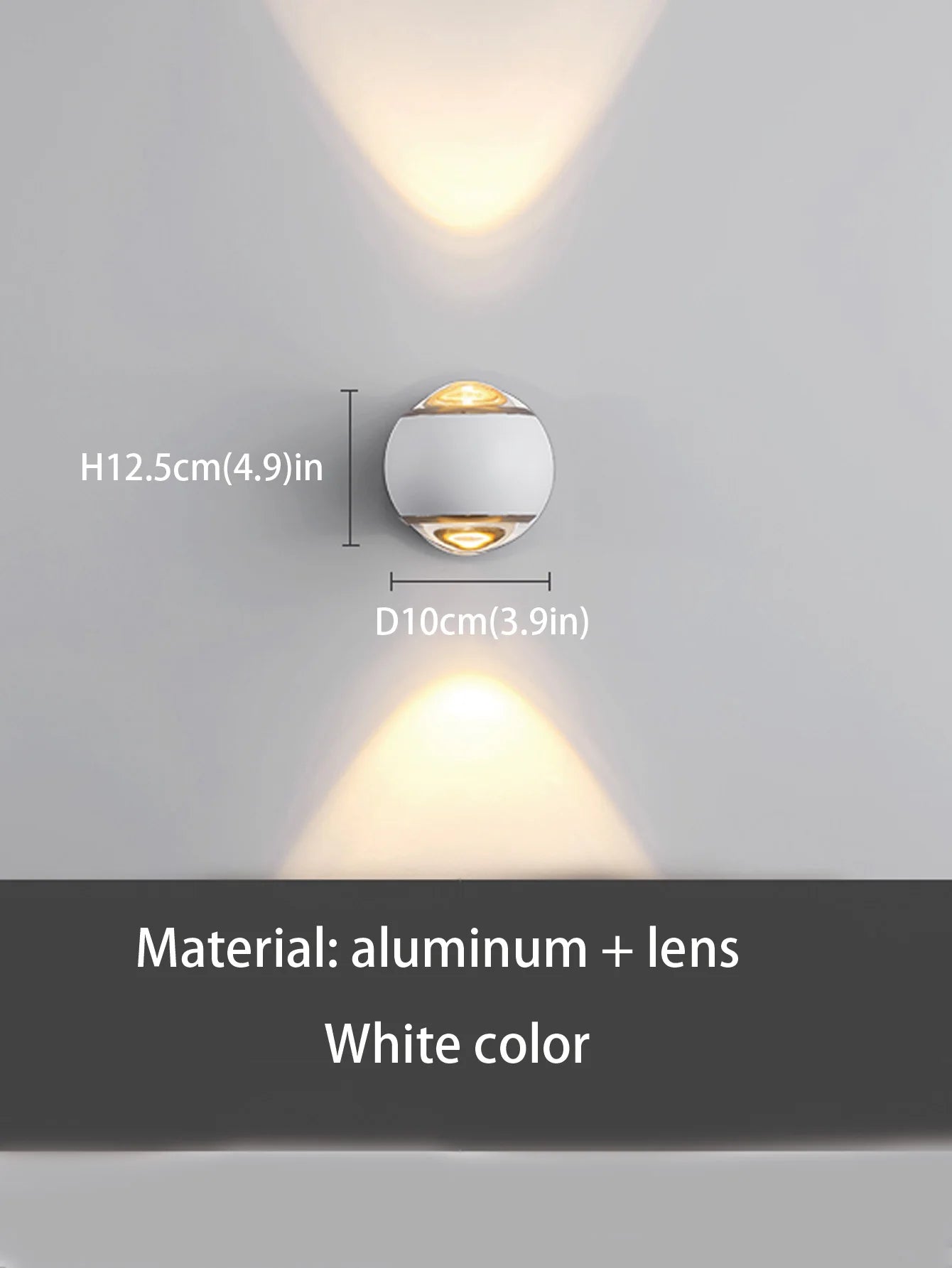 Moderne LED - Wandleuchte – Stilvolles Licht für Ihr Zuhause in Gold, Schwarz oder Weiß - ApolettaApoletta