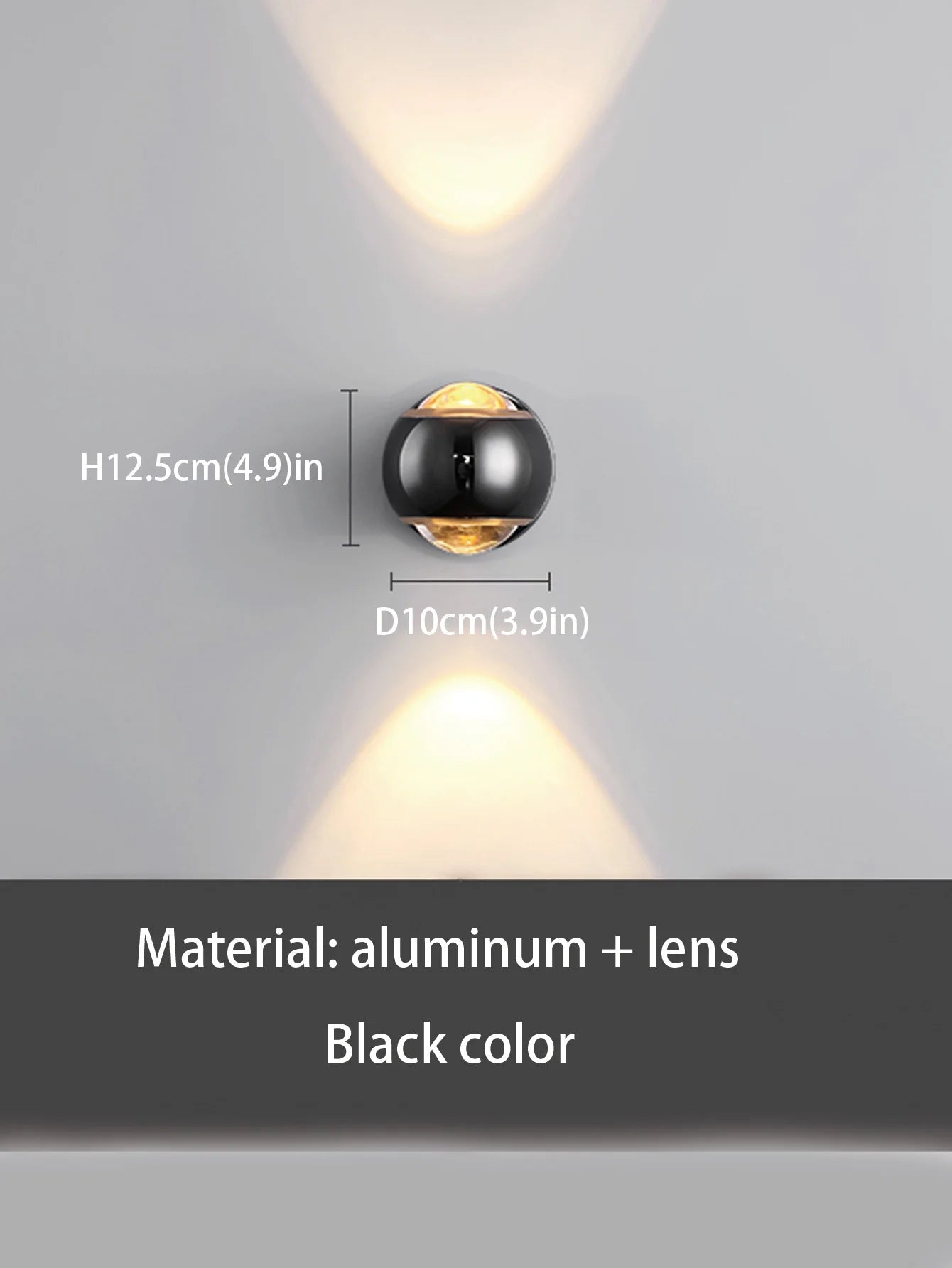 Moderne LED - Wandleuchte – Stilvolles Licht für Ihr Zuhause in Gold, Schwarz oder Weiß - ApolettaApoletta