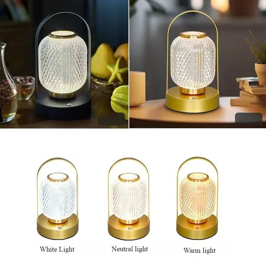 Wiederaufladbare Retro - LED - Tischlampe - ApolettaApoletta