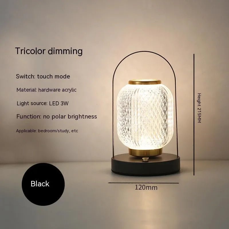Wiederaufladbare Retro - LED - Tischlampe - ApolettaApoletta
