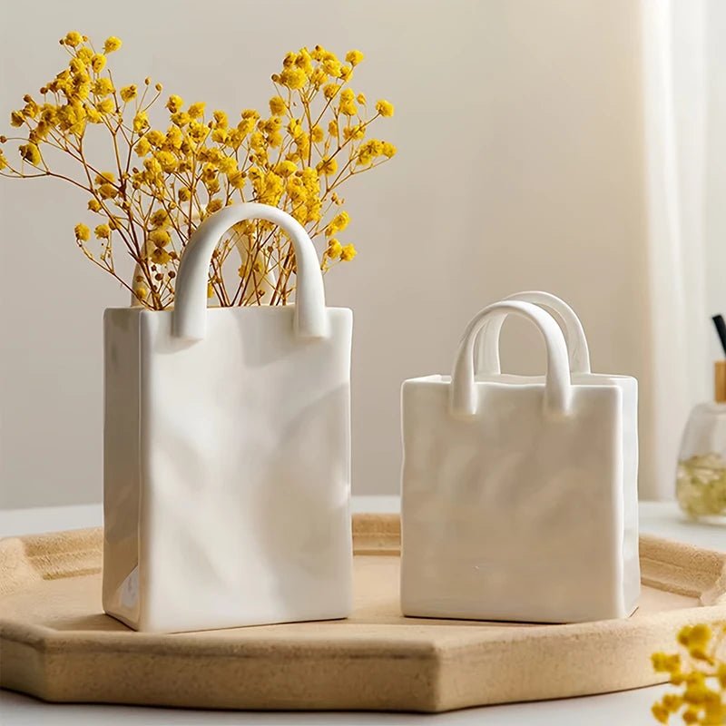 Moderne Vase in Handtaschenform - ApolettaApoletta