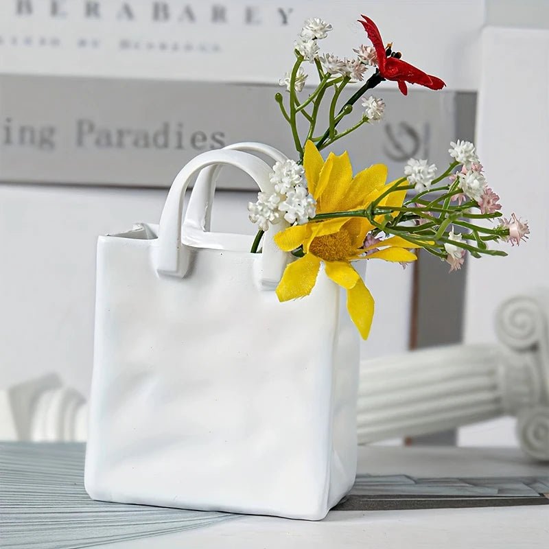 Moderne Vase in Handtaschenform - ApolettaApoletta