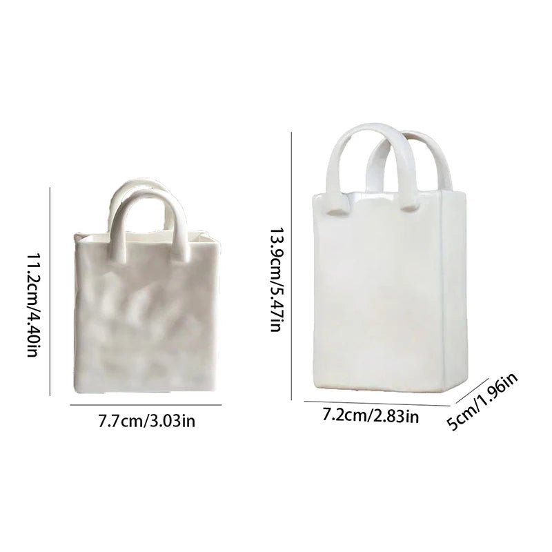 Moderne Vase in Handtaschenform - ApolettaApoletta