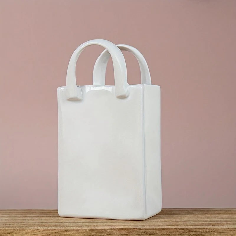Moderne Vase in Handtaschenform - ApolettaApoletta