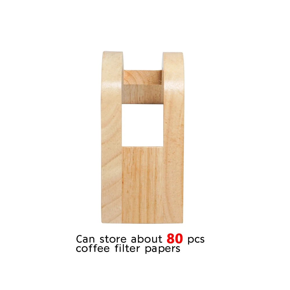 Holz - Kaffeefilterhalter für die Küche - ApolettaApoletta