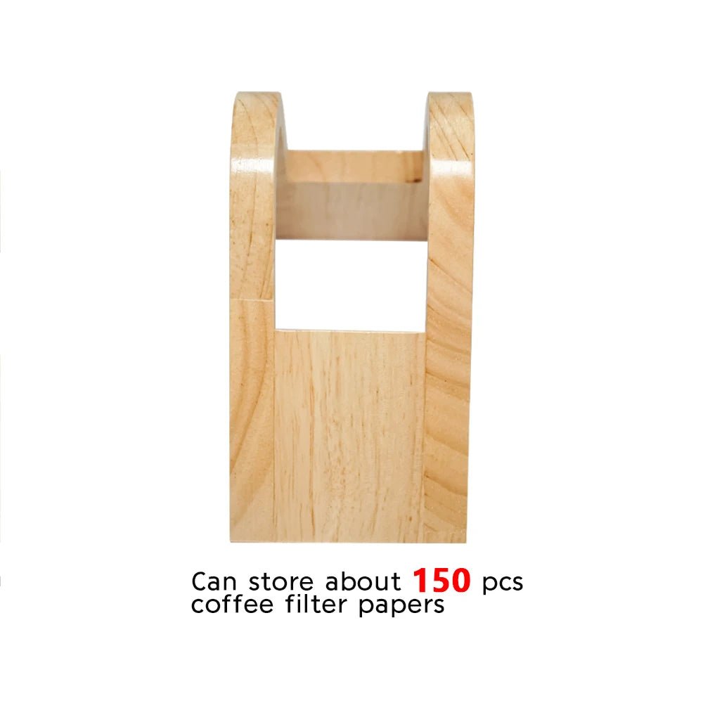 Holz - Kaffeefilterhalter für die Küche - ApolettaApoletta
