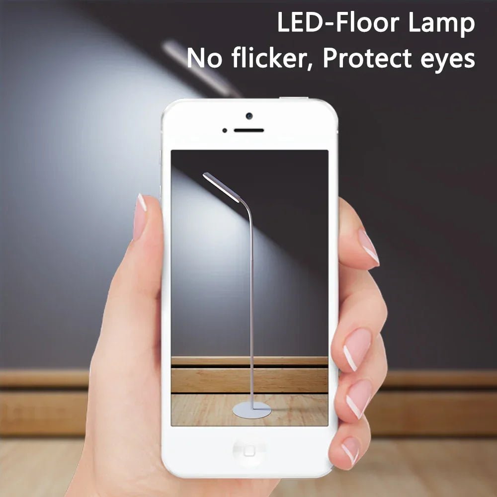 LED - Stehlampe: Verstellbarer Schwanenhals & Fernbedienung für Wohnzimmer und Schlafzimmer - ApolettaApoletta