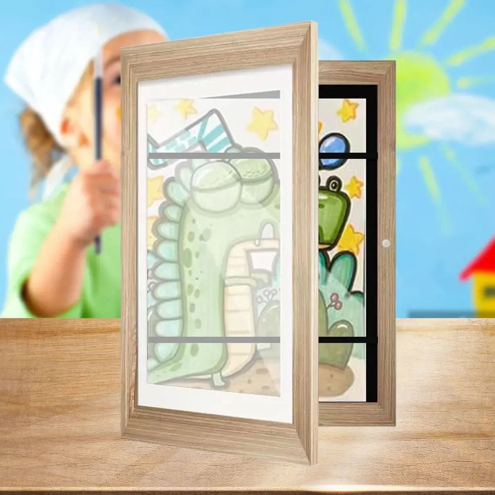Bilderrahmen für Kinderkunst: Einfacher Wechsel & Aufbewahrung für Zuhause und Büro - ApolettaApoletta