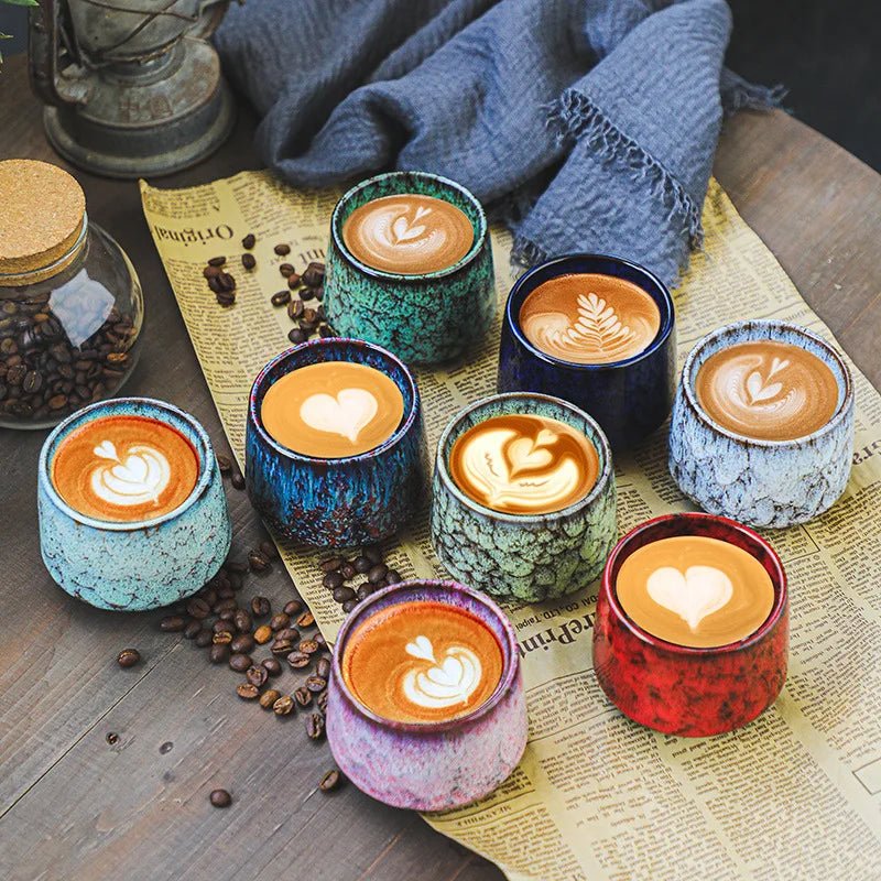 Keramik - Kaffeetasse mit Reaktivglasur - ApolettaApoletta