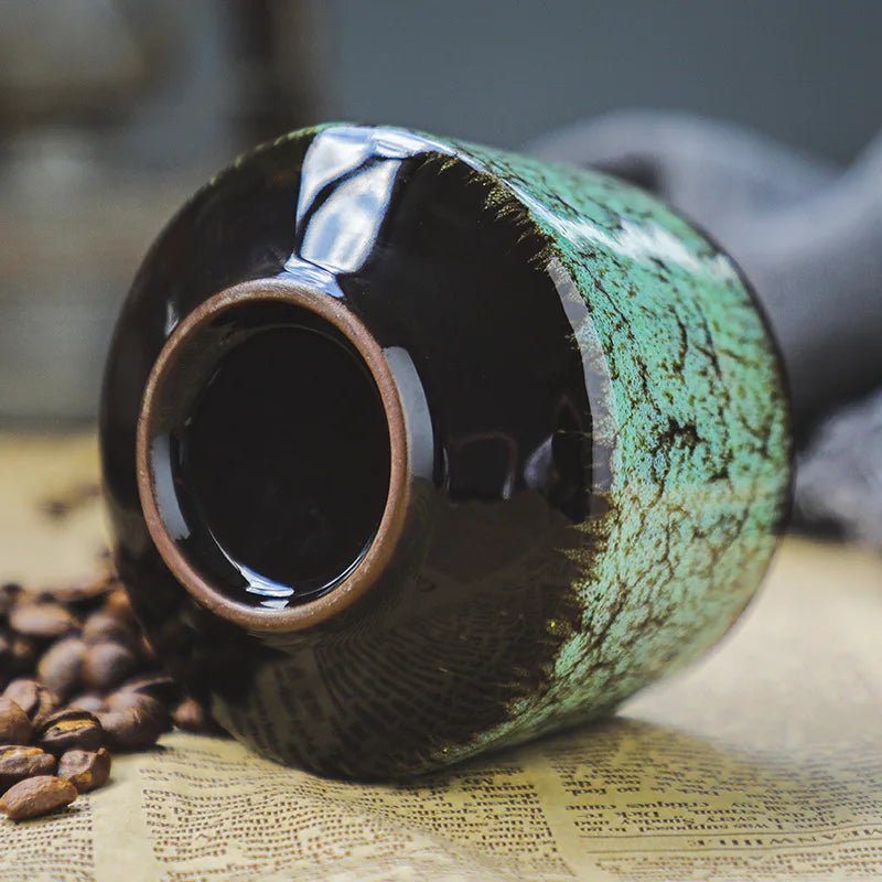 Keramik - Kaffeetasse mit Reaktivglasur - ApolettaApoletta