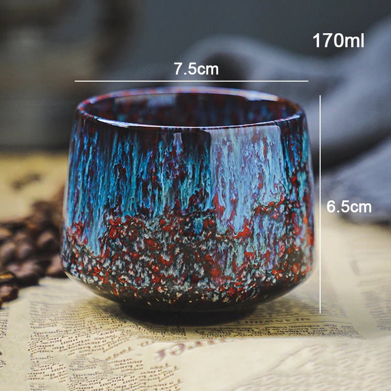 Keramik - Kaffeetasse mit Reaktivglasur - ApolettaApoletta