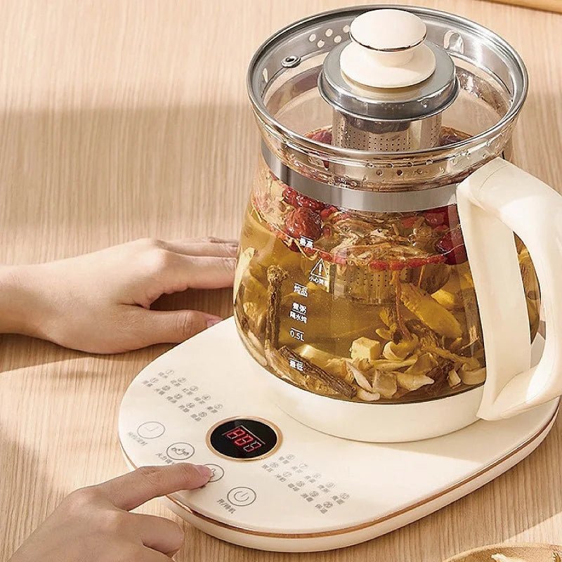 Glas - Wasserkocher (1,8 l): Multifunktionaler Kochtopf für Tee, Suppe & mehr - ApolettaApoletta