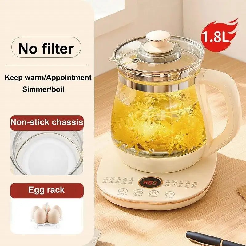 Glas - Wasserkocher (1,8 l): Multifunktionaler Kochtopf für Tee, Suppe & mehr - ApolettaApoletta
