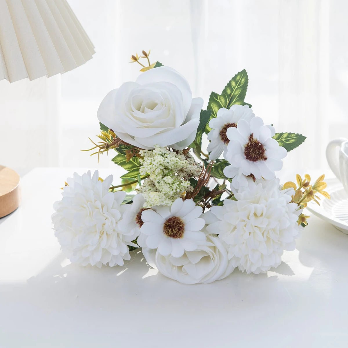 Künstliche Pfingstrosen & Rosen: Dekorative Blumen für Hochzeit, Garten und Zuhause - ApolettaApoletta