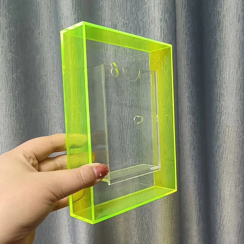 Acryl - Fotorahmen - Box: Transparentes Desktop - Ornament für Idol - Fotokarten & Bilder - ApolettaApoletta