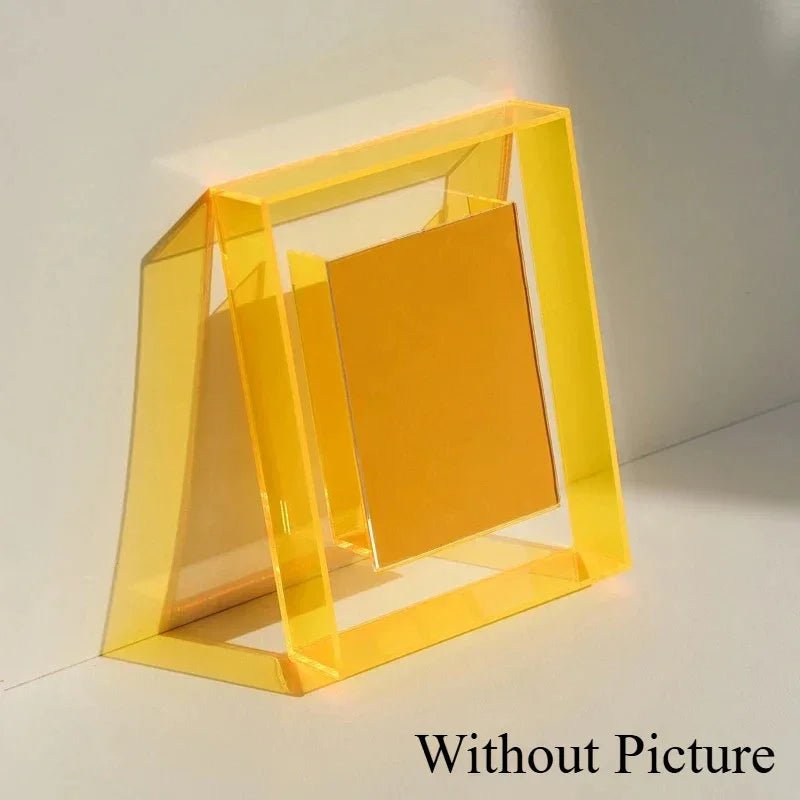 Acryl - Fotorahmen - Box: Transparentes Desktop - Ornament für Idol - Fotokarten & Bilder - ApolettaApoletta