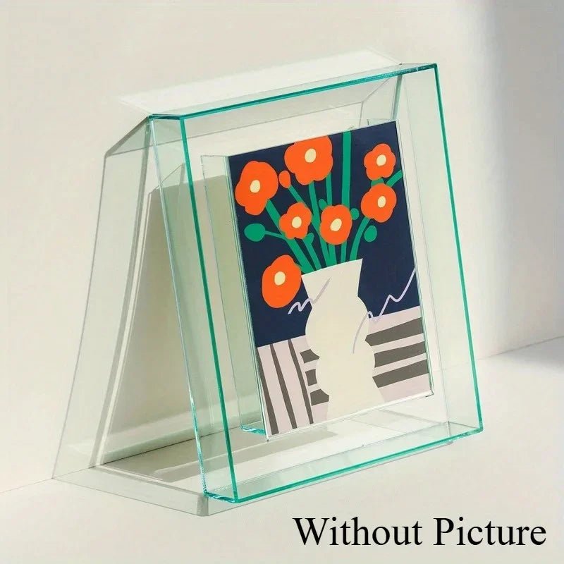 Acryl - Fotorahmen - Box: Transparentes Desktop - Ornament für Idol - Fotokarten & Bilder - ApolettaApoletta